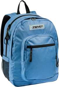 Cartoleria Zaino scuola Freethink Seven Unisex - Azzurro 33 x 44 x 20 cm Seven