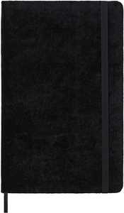 Cartoleria Taccuino Moleskine velvet large a righe nero box Moleskine