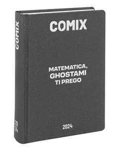 Cartoleria Diario Comix 16 Mesi 2023-2024 Mini Black&Silver - Nero e argento Comix