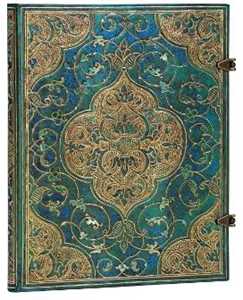 Cartoleria Taccuino Paperblanks copertina rigida Ultra a righe Cronache turchesi - 18x23 Paperblanks