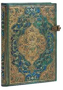 Cartoleria Taccuino Paperblanks copertina rigida Mini a righe Cronache turchesi - 9,5x14 Paperblanks