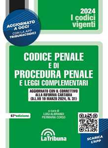 Libro Codice penale e di procedura penale e leggi complementari. Con App Tribunacodici 