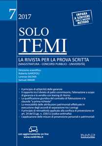 Libro Solo temi. La rivista per la prova scritta (magistratura-concorsi pubblici-università) (2017). Con Contenuto digitale (fornito elettronicamente). Vol. 7 