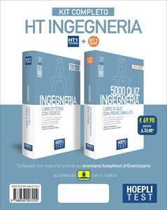 Libro Hoepli test. Ingegneria. Kit completo: Libro di teoria con esercizi-5000 Quiz con prove simulate 