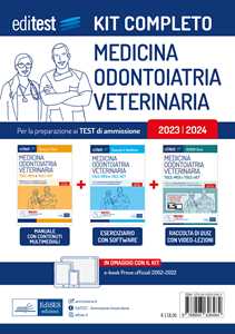 Libro Kit completo test Medicina-Odontoiatria (TOLC-MED), Veterinaria (TOLC-VET) 2023: Manuale di teoria e test-Raccolta di 12.000 quiz-Esercizi e verifiche. Con ebook: Prove ufficiali 2002-2022. Con software di simulazione 