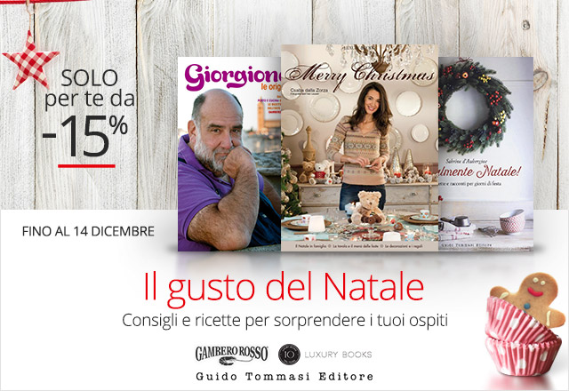 Libri di cucina Gambero Rosso, Guido Tommasi, Luxury Books