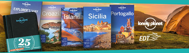 Con le guide Lonely Planet un portadocumenti in omaggio