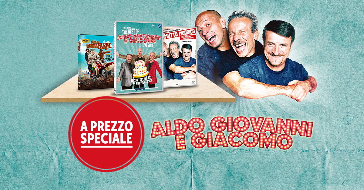 The Best of Aldo, Giovanni e Giacomo. Live 2016 (DVD) - DVD - Film di  Arturo Brachetti Teatro