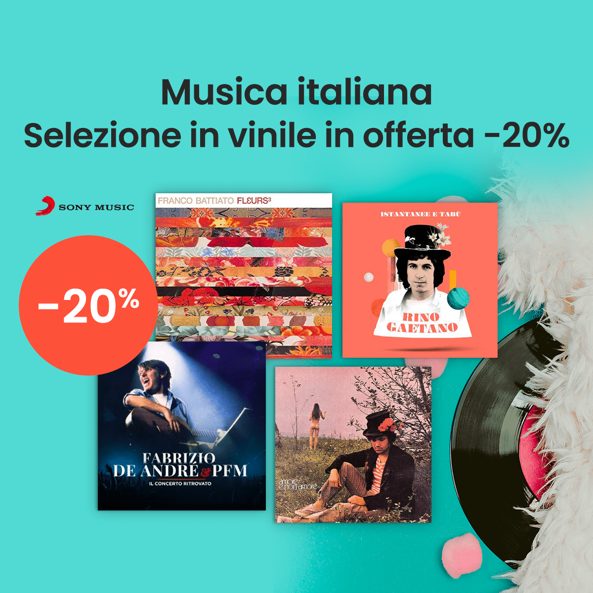 Musica italiana in vinile -20%