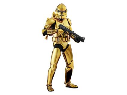 Star Wars Action Figura 1/6 Clone Trooper (gold Chrome Version) Esclusiva 30 Cm Hot Toys
