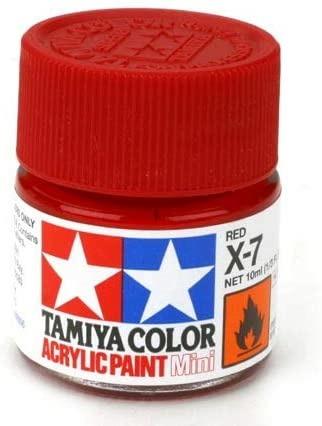 Mini X-07 Red 10Ml Colore Acrylic per Modellismo Tamiya - 3
