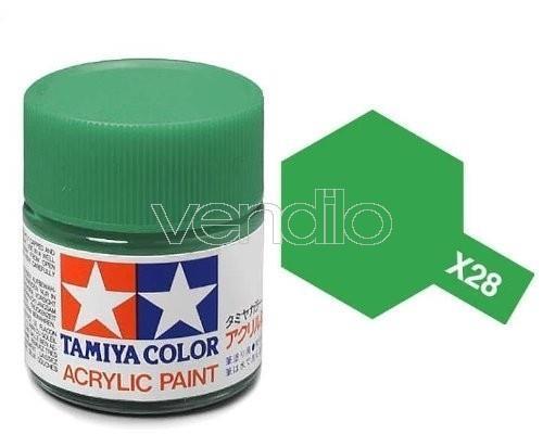 Minimini X-28 Park Green 10Ml Colore Acrylic per Modellismo Tamiya