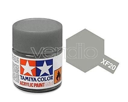 Mini Xf-20 Medium Grey 10Ml Acrylic Color per Modellismo Tamiya