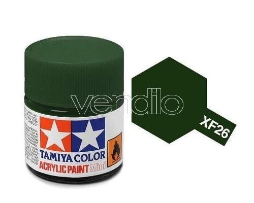 Mini Xf-26 Deep Green Verde 10Ml Colore Acrylic per Modellismo Tamiya