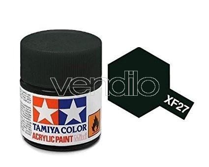 Mini Xf-27 Black Green 10Ml Colore Acrylic per Modellismo Tamiya