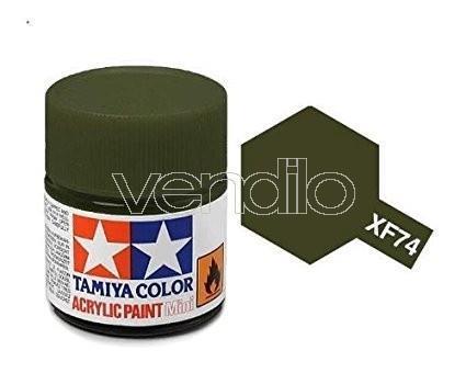 Mini Xf-74 Olive Drab 10Ml Acrylic Color per Modellismo Tamiya - 2