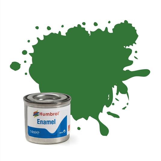 Humbrol No 131 Mid Green Satin Enamel Tinlet No 1 14Ml