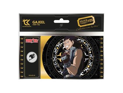 Fairy Tail Golden Ticket Black Edition -05 Gajeel Case Cartoon Kingdom
