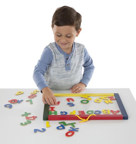 Magnetic Chalkboard and Dry-Erase Board lavagnetta e taccuino per bambini - 10