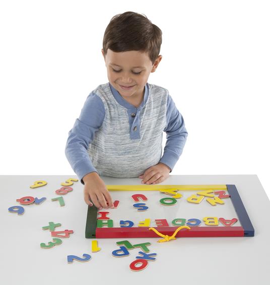 Magnetic Chalkboard and Dry-Erase Board lavagnetta e taccuino per bambini - 10