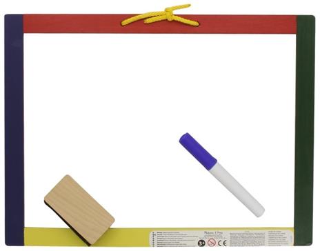 Magnetic Chalkboard and Dry-Erase Board lavagnetta e taccuino per bambini - 13