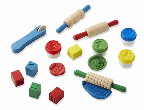 Melissa & Doug 10165 shape model kit plastilina 4 conf +5 cubi +3 forme - 5