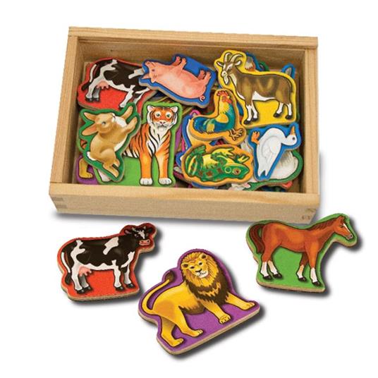 Wooden Animal Magnets
