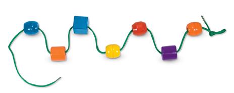 Primary Lacing Beads giocattolo per lo sviluppo delle abilità motorie - 5