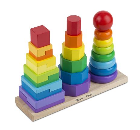 Geometric Stacker Toddler Toy - 7
