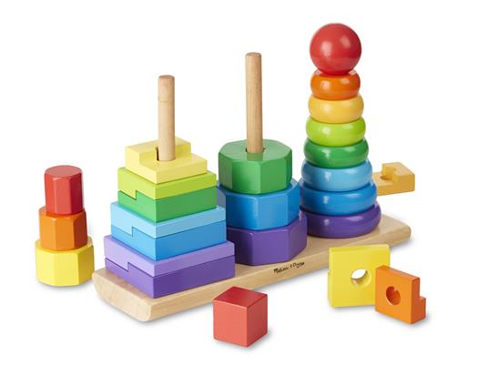 Geometric Stacker Toddler Toy - 4