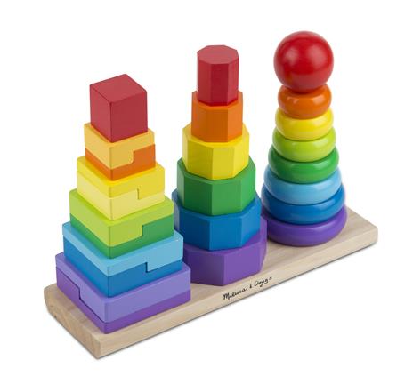 Geometric Stacker Toddler Toy - 7