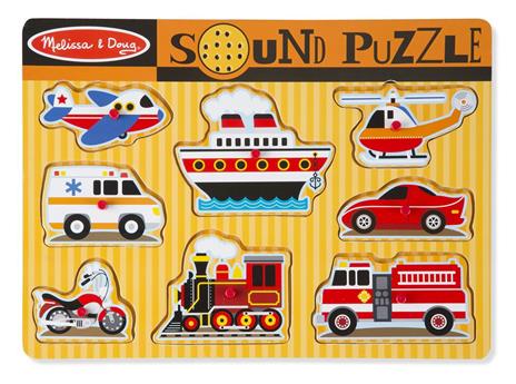 Vehicles Sound Puzzle Puzzle con formine 8 pezzo(i)
