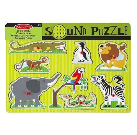 Sound Puzzle Zoo Animals Puzzle con formine 8 pezzo(i) - 11