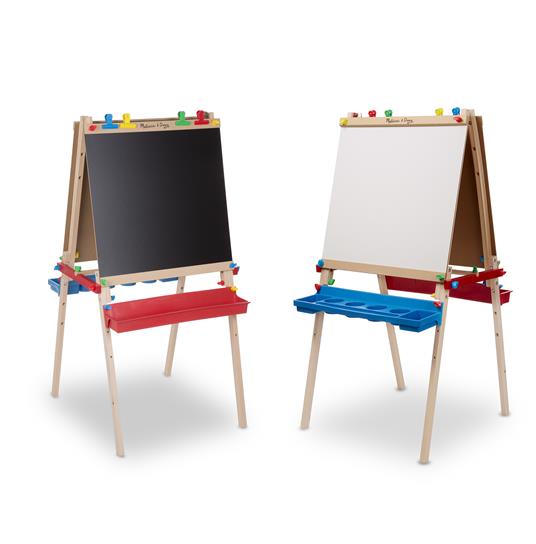 Deluxe Wooden Standing Art Easel cavalletto Nero - 3