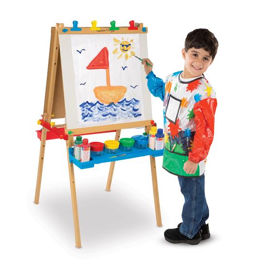 Deluxe Wooden Standing Art Easel cavalletto Nero - 8