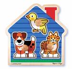 House Pets Large Peg Puzzle