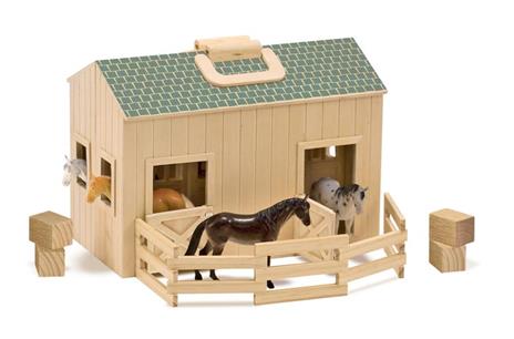 Fold & Go Stable casa per le bambole - 3