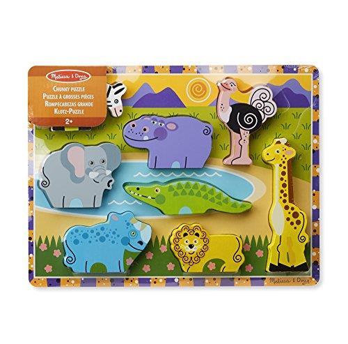 Wooden Chunky Puzzle Safari Animals 8 pezzo - 6