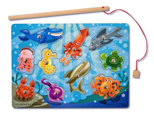 Fishing Magnetic Puzzle Game Puzzle con formine 10 pezzo(i) - 2