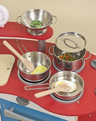 Let's Play House! Stainless Steel Pots & Pans Play Set - 7