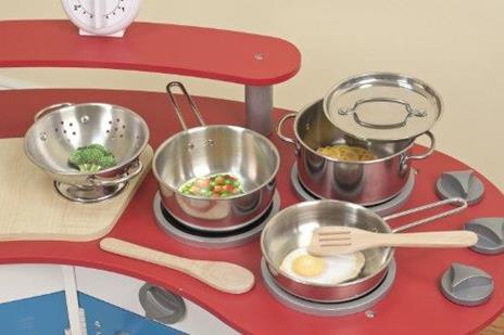 Let's Play House! Stainless Steel Pots & Pans Play Set - 10