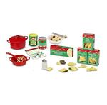 Melissa & Doug- Pasta Play Set Comida de Juguete de Madera, Multicolor (19361)