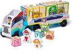 Melissa & Doug |PAW Patrol | Camion con Blocchi ABC in Legno (33 Pezzi) |Regalo Ottimo per Bambine e Bambini
