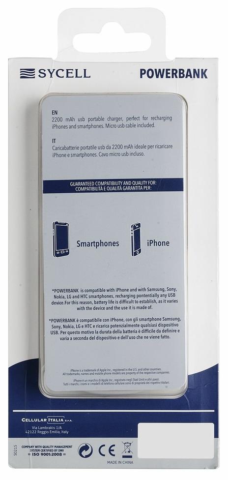 Caricabatterie USB portatile Power Bank - 3