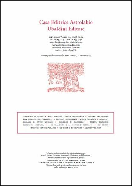 Notiziario Novità Casa editrice Astrolabio Ubaldini. Secondo semestre 2017 - copertina