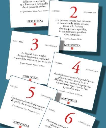 Calendario letterario Neri Pozza 2018 - 3