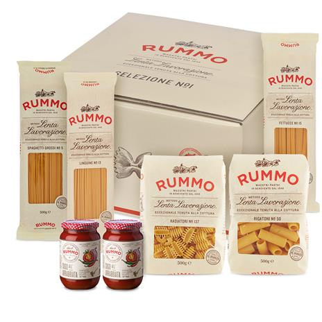 Selezione Pasta Rummo con sughi al basilico e all'arrabbiata