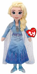 Ty T02406 - Principesse Disney - Peluche Elsa 33 Cm Con Suono