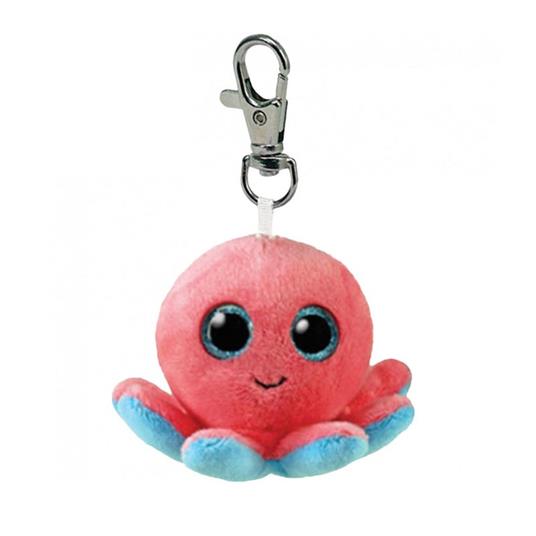 Peluche Portachiavi 12 Cm Polipo Sheldon Beanie Boos Clips  T35255