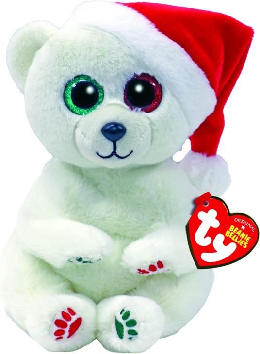 Peluche orsetto natale Emery Beanie Bellies 20 cm